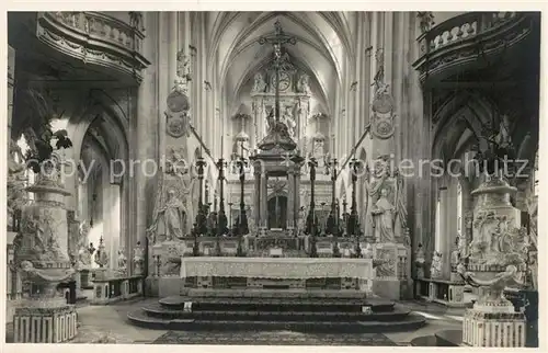 AK / Ansichtskarte Salem_Baden Muenster Innenansicht Altar Salem_Baden