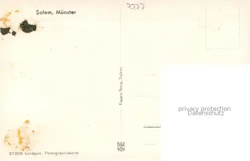 AK / Ansichtskarte Salem_Baden Muenster Innenansicht Salem_Baden