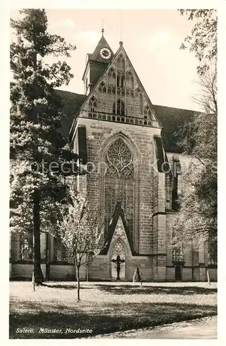 AK / Ansichtskarte Salem_Baden Muenster Nordseite Salem_Baden