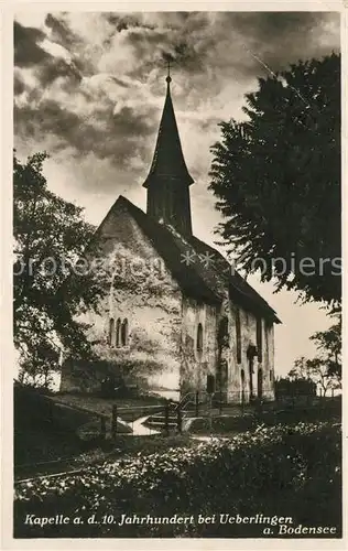 AK / Ansichtskarte ueberlingen_Bodensee Kapelle 10. Jhdt. ueberlingen Bodensee