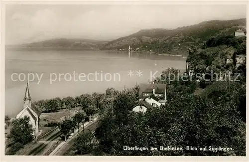 AK / Ansichtskarte ueberlingen_Bodensee Panorama Blick auf Sipplingen ueberlingen Bodensee