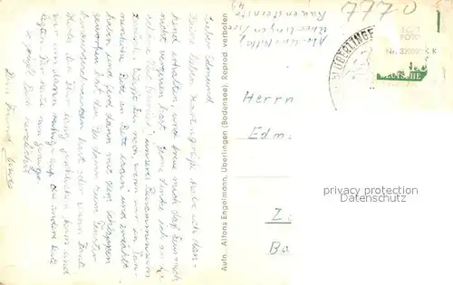 AK / Ansichtskarte ueberlingen_Bodensee Franziskanertor Gallerturm Hafen Susohaus Seepromenade Muenster Hofstatt Stadtgarten Landungsplatz Faehre ueberlingen Bodensee