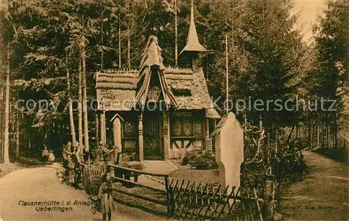 AK / Ansichtskarte ueberlingen_Bodensee Clausnerhuette in den Anlagen ueberlingen Bodensee