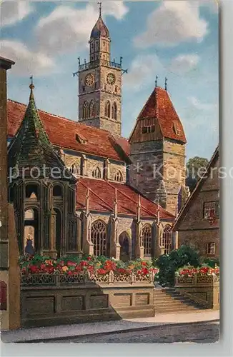 AK / Ansichtskarte ueberlingen_Bodensee Muenster Kuenstlerkarte ueberlingen Bodensee