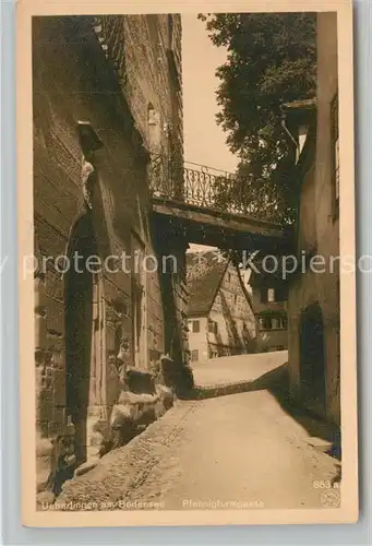 AK / Ansichtskarte ueberlingen_Bodensee Pfennigturmgasse ueberlingen Bodensee
