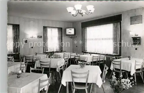 AK / Ansichtskarte ueberlingen_Bodensee Gaststaette Waldhorn Gastraum ueberlingen Bodensee