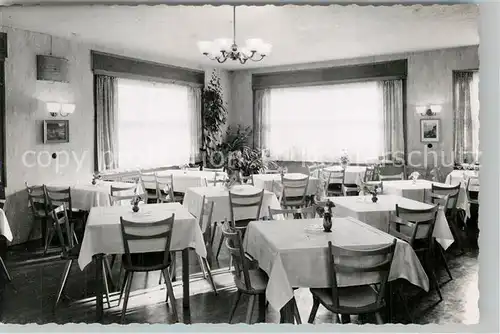 AK / Ansichtskarte ueberlingen_Bodensee Gaststaette Waldhorn Gastraum ueberlingen Bodensee