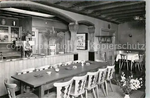 AK / Ansichtskarte ueberlingen_Bodensee Gaststaette Waldhorn Gastraum ueberlingen Bodensee