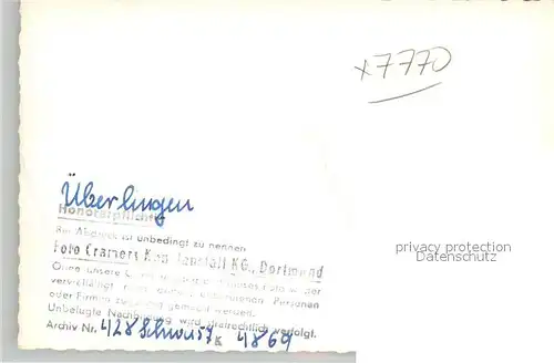 AK / Ansichtskarte ueberlingen_Bodensee Franziskanerstrasse mit Franziskanertor ueberlingen Bodensee