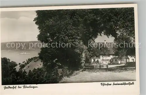 AK / Ansichtskarte ueberlingen_Bodensee Hoehengasthof Pension Haldenhof Seeblick ueberlingen Bodensee