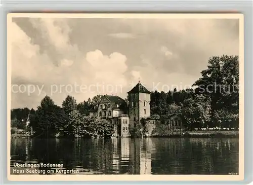 AK / Ansichtskarte ueberlingen_Bodensee Haus Seeburg am Kurgarten ueberlingen Bodensee