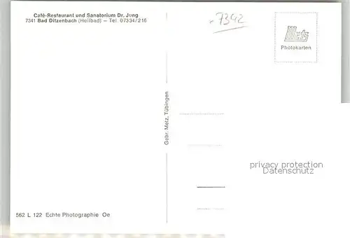 AK / Ansichtskarte Bad_Ditzenbach  Bad_Ditzenbach