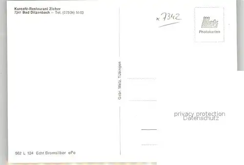 AK / Ansichtskarte Bad_Ditzenbach  Bad_Ditzenbach