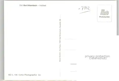 AK / Ansichtskarte Bad_Ditzenbach  Bad_Ditzenbach