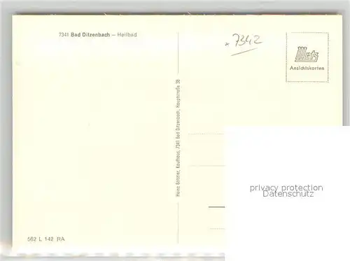 AK / Ansichtskarte Bad_Ditzenbach  Bad_Ditzenbach