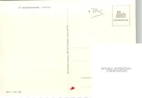 AK / Ansichtskarte Bad_Ditzenbach  Bad_Ditzenbach
