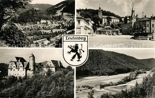 AK / Ansichtskarte Leutenberg_Thueringen Panorama Marktplatz Schloss Leutenberg Thueringen