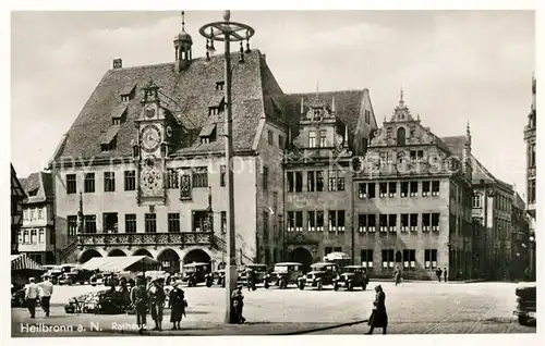 AK / Ansichtskarte Heilbronn_Neckar Rathaus Heilbronn Neckar