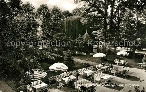 AK / Ansichtskarte Bad_Huesede Kurgarten Bad_Huesede