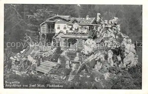 AK / Ansichtskarte Fischbachau Gebirgsmuehle in Bewegung Mechanisches Kunstwerk Fischbachau