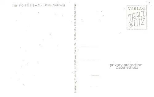 AK / Ansichtskarte Fornsbach Panorama Fornsbach