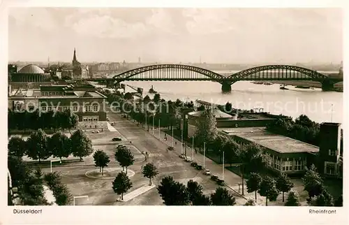AK / Ansichtskarte Duesseldorf Rheinfront Duesseldorf