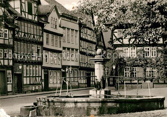 AK / Ansichtskarte Allendorf_Bad_Sooden Marktplatz In Allendorf Brunnen ...