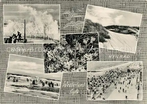 AK / Ansichtskarte Westerland_Sylt Strand  Westerland_Sylt