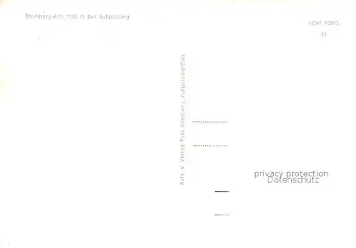 AK / Ansichtskarte Hochfelln_Ruhpolding Steinberg Alm Hochfelln Ruhpolding