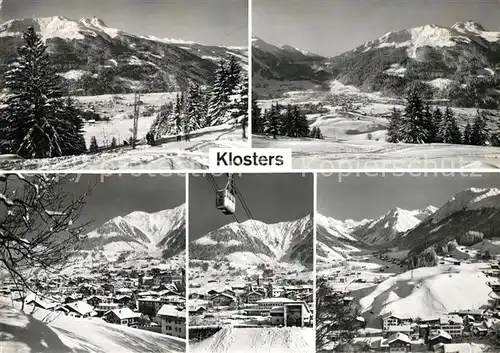 AK / Ansichtskarte Klosters_GR Seilbahn  Klosters_GR