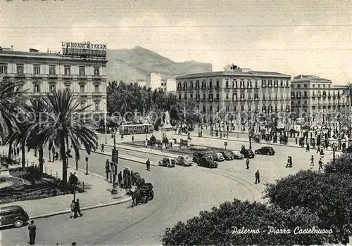 AK / Ansichtskarte Palermo_Sicilia Piazza Castelnuovo Palermo_Sicilia