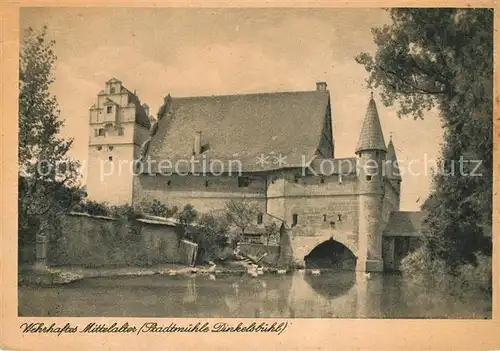 AK / Ansichtskarte Dinkelsbuehl Stadtmuehle Dinkelsbuehl