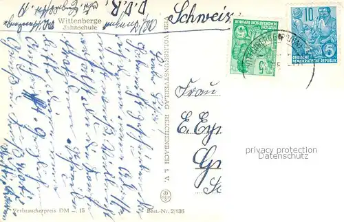 AK / Ansichtskarte Wittenberge_Prignitz Jahnschule Wittenberge Prignitz