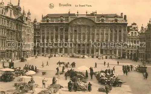 AK / Ansichtskarte Bruxelles_Bruessel La Grand Place Bruxelles_Bruessel