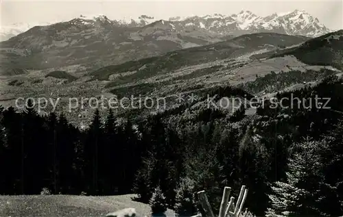 AK / Ansichtskarte Wald_Arlberg Gasthaus Pension zur Tanne mit Alpstein Wald Arlberg