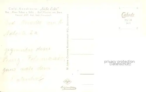 AK / Ansichtskarte Bad_Muenster_Stein_Ebernburg Fliegeraufnahme Bad_Muenster