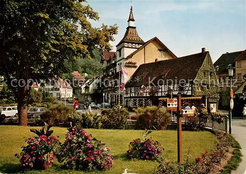 AK / Ansichtskarte Herrenalb_Schwarzwald Moenchshof Posthotel Klosterschenke 