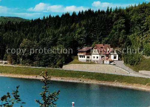 AK / Ansichtskarte Helminghausen Hotel Pension Cafe Diemelschloesschen Helminghausen