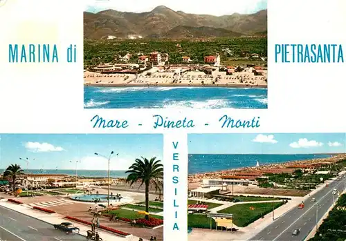 AK / Ansichtskarte Marina_di_Pietrasanta Mare Pineta Monti  Marina_di_Pietrasanta