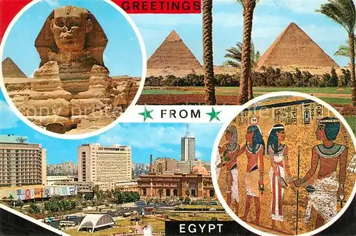 AK / Ansichtskarte Kairo Pyramiden Pharonen  Kairo