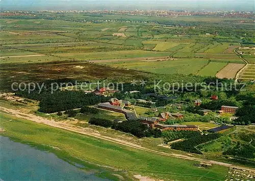 AK / Ansichtskarte Sahlenburg Hamburgisches Seehospital Nordheim Stiftung Fliegeraufnahme Sahlenburg