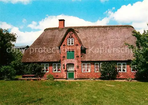 AK / Ansichtskarte Nebel_Amrum Historisches Friesenhaus Museum Nebel Amrum