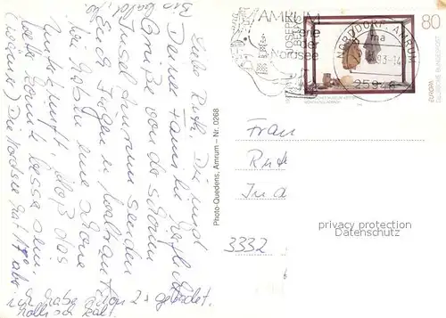 AK / Ansichtskarte Amrum Strand Motorboot Duenen Heidelandschaft Friesenhaus Amrum