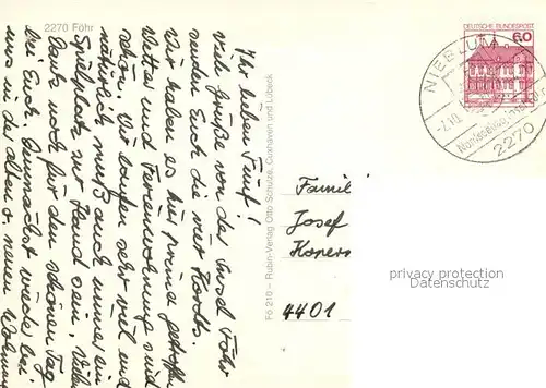 AK / Ansichtskarte Insel_Foehr Friesenhaus Glockenturm Windmuehle Trachten Strand Pastorat Faehre Wappen Insel_Foehr