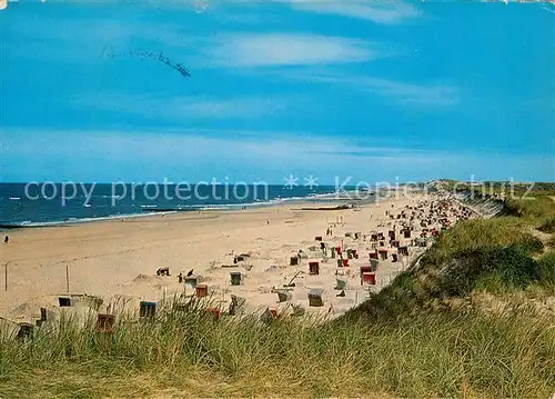 AK / Ansichtskarte Insel_Sylt Duenen und Strand Insel_Sylt