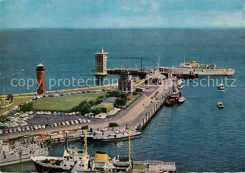 AK / Ansichtskarte Cuxhaven_Nordseebad Alte Liebe und Hafenanlagen Nordseeheilbad Fliegeraufnahme Cuxhaven_Nordseebad