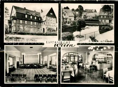 AK / Ansichtskarte Weifa Erbgericht Ferienheim KFZ Werk Dresden Gaststaette Saal Weifa