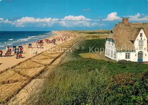 AK / Ansichtskarte Kampen_Sylt Strand Nordseebad Kampen Sylt