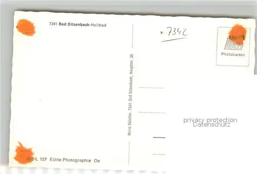 AK / Ansichtskarte Bad_Ditzenbach  Bad_Ditzenbach