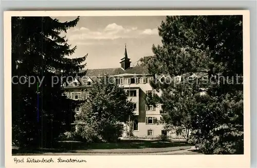 AK / Ansichtskarte Bad_Ditzenbach Sanatorium Bad_Ditzenbach